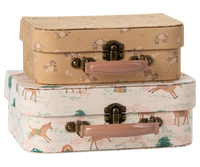 Lot de 2 valises fleurs/licornes- MAILEG 19-5532-00