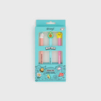 Lot de 3 stylos effaçables Bo-Bo - Étoile, avocat et licorne - MR. WONDERFUL