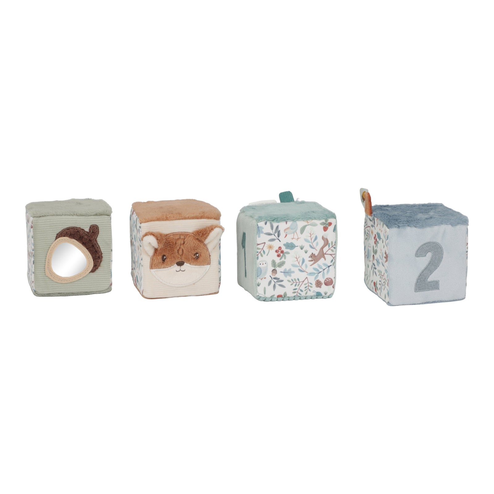 Lot de 4 cubes doux Forest Friends - LITTLE DUTCH LD8916 8713291889163