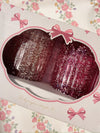 Lot de 4 verres à paillettes pink mix - Konges Sløjd S15009 pink 5715681062647