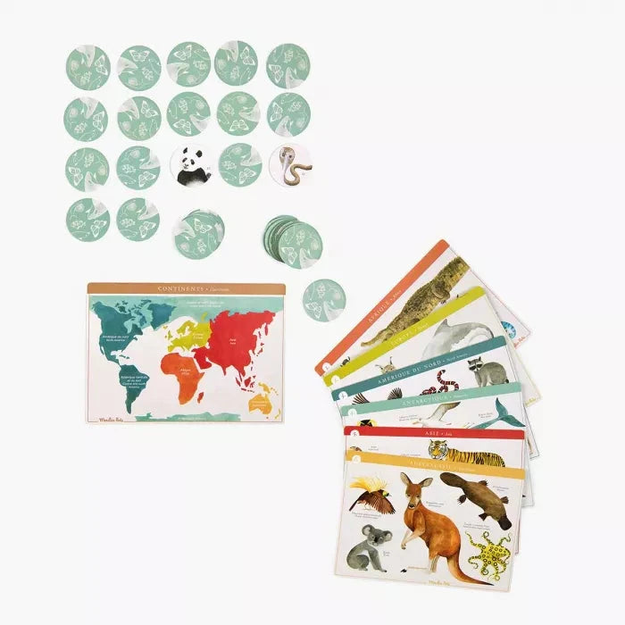 Loto des animaux Tout autour du monde - Moulin Roty 719361 3575677193616