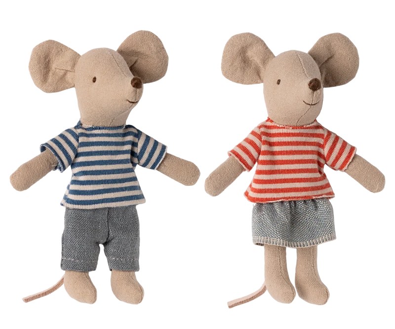 LouiMax et Stella Petit frère et petite soeur Souris - MAILEG 17-5111-00 5707304148913