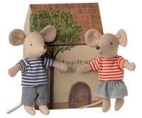LouiMax et Stella Petit frère et petite soeur Souris - MAILEG 17-5111-00 5707304148913