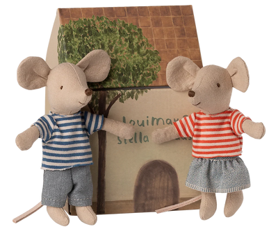 LouiMax et Stella Petit frère et petite soeur Souris - MAILEG 17-5111-00 5707304148913