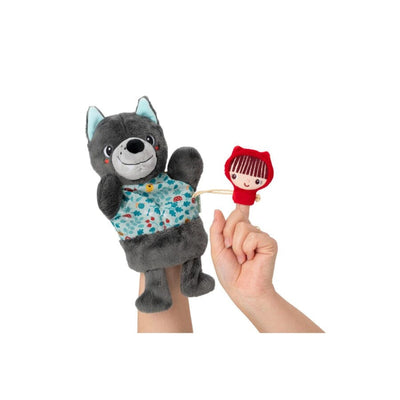 Louis le loup marionnette à main - LILLIPUTIENS 83517 5414834835175
