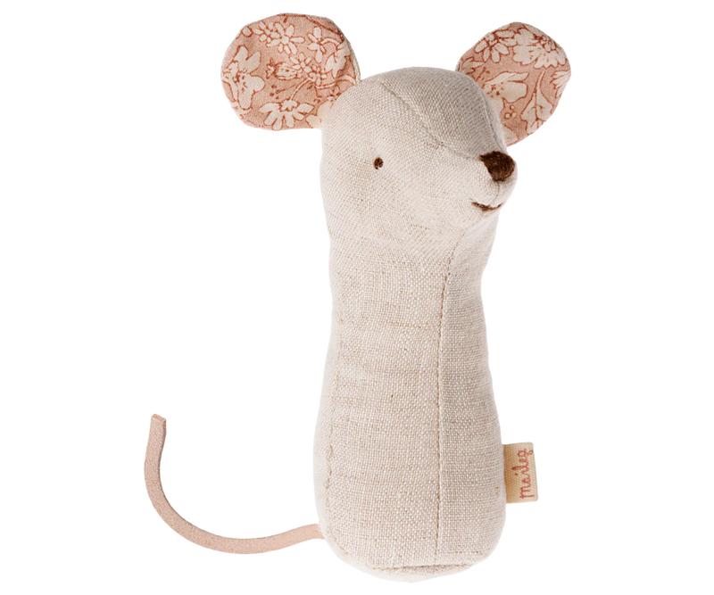 Lullaby friends Hochet souris blanc nature - MAILEG 16-4705-00 5707304133667