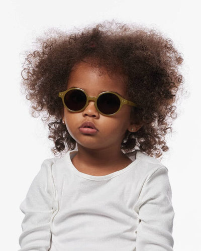 lunettes de soleil baby 0-3 ans #D glossy kaki - IZIPIZI