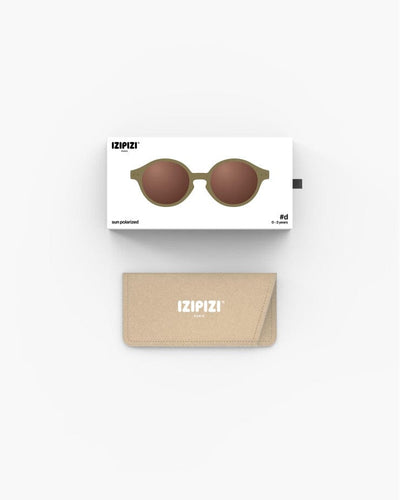 lunettes de soleil baby 0-3 ans #D glossy kaki - IZIPIZI