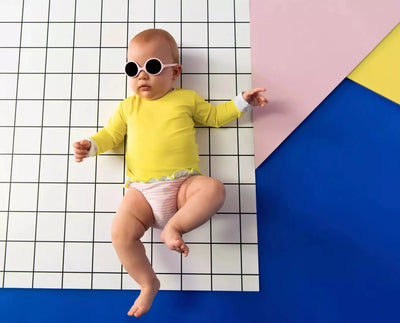 lunettes de soleil Diabola Rose Pâle 0-1 an - KI ET LA