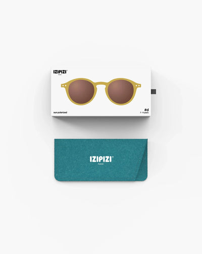 lunettes de soleil junior 7 - 11 ans #D golden green - IZIPIZI