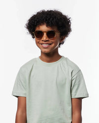 lunettes de soleil junior 7 - 11 ans #D golden green - IZIPIZI