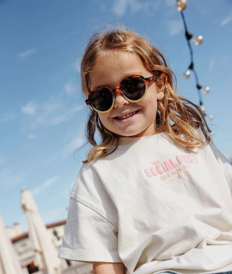 Lunettes de soleil megy craky yellow - Hello Hossy LUN-U-029-2-3ANS 3760407012873