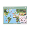 Mappemonde avec décalcomanies tout autour du monde - Moulin Roty 719185 3575677191858