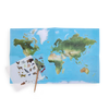 Mappemonde avec décalcomanies tout autour du monde - Moulin Roty 719185 3575677191858