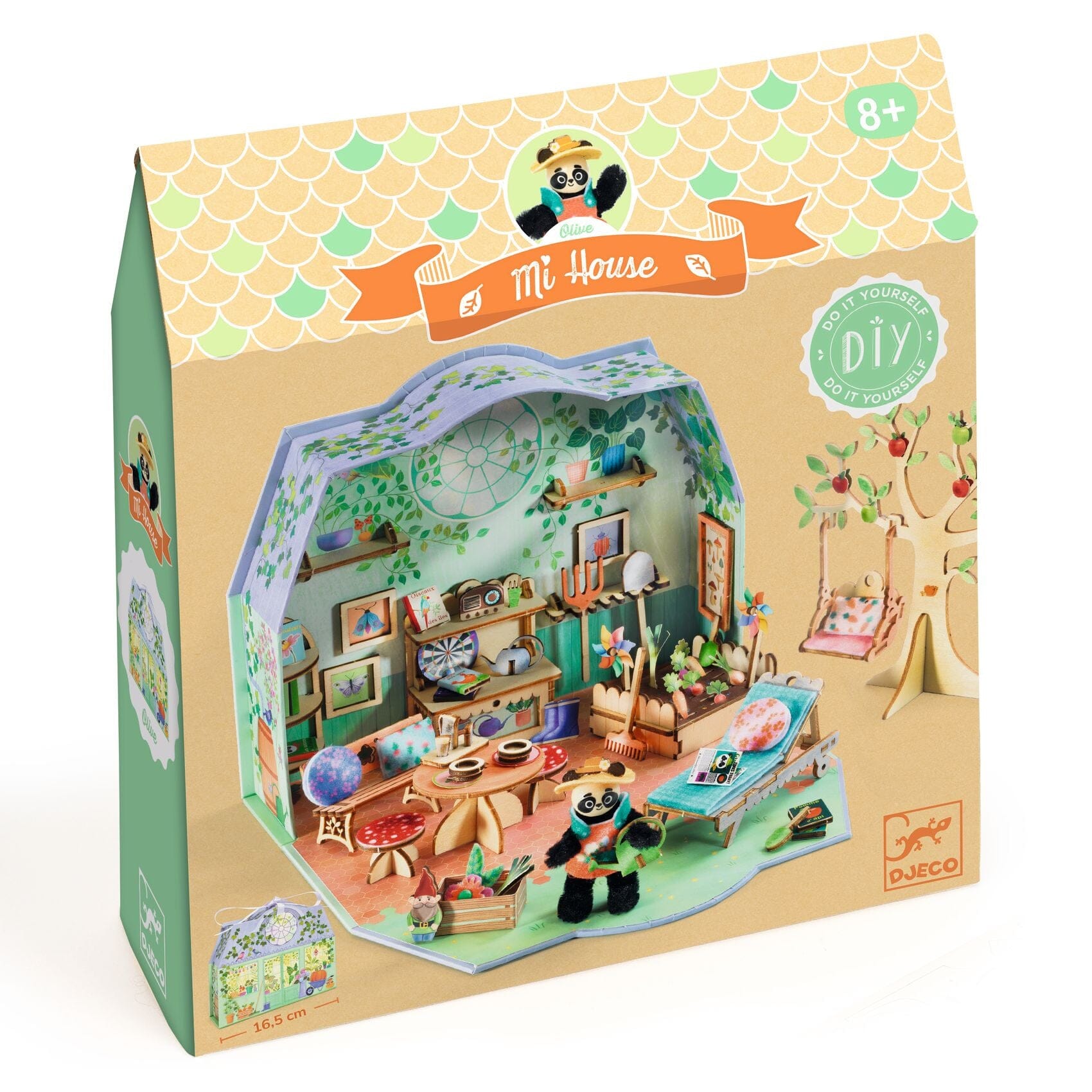 maquette mi house olive - djeco DJ08032 3070900080324