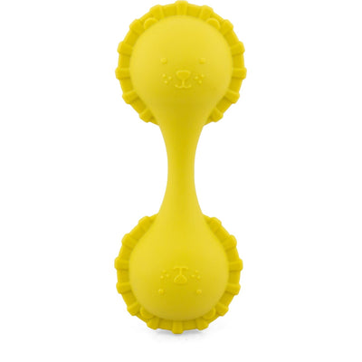 Maraca Sensoriel en Silicone Lion jaune - ULYSSE 7133 3760111717477