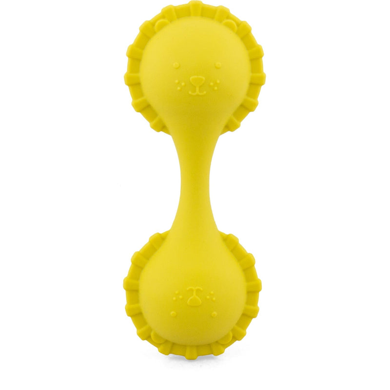 Maraca Sensoriel en Silicone Lion jaune - ULYSSE 7133 3760111717477