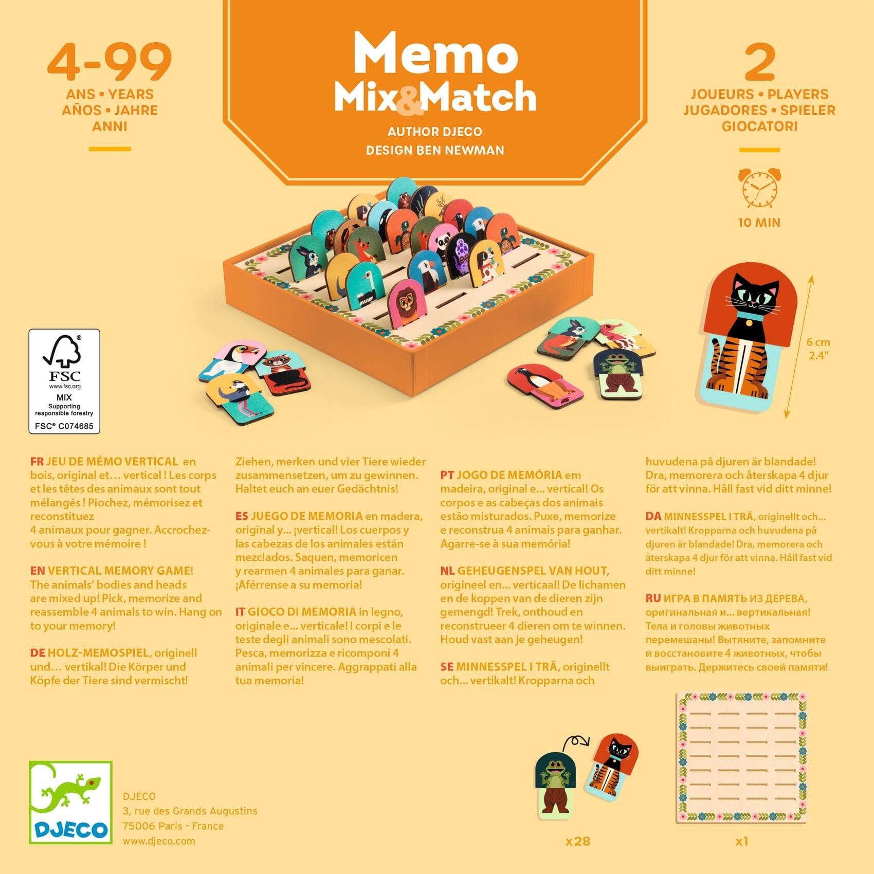 Memo Mix&match - DJECO