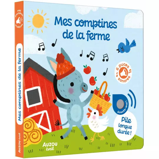 mes comptines de la ferme - AUZOU 9791039527484 9791039527484