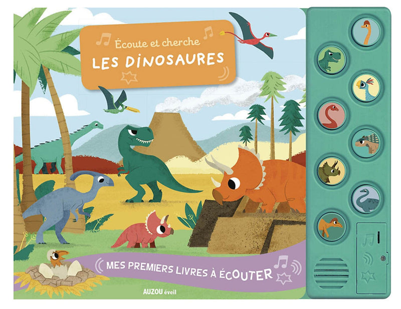 mes premiers livres à écouter - ecoute et cherche les dinosaur - AUZOU p s 090 a 50 9782733877210