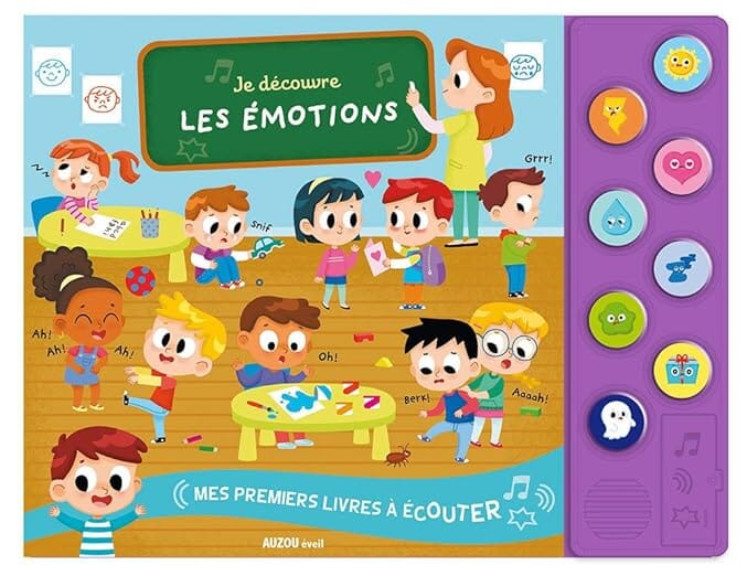 mes premiers livres à écouter -je decouvre les emotions - AUZOU 9782733862612 9782733862612
