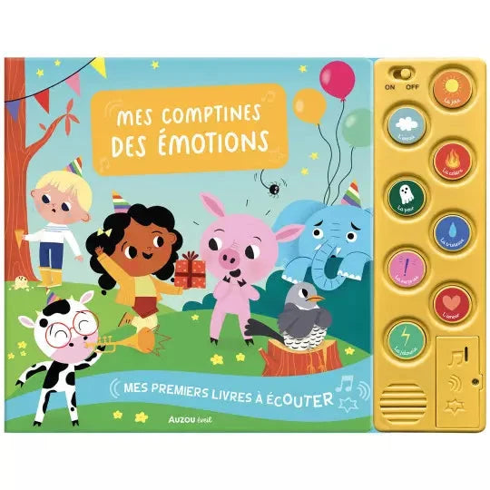 mes premiers livres à écouter -Mes comptines des émotions - AUZOU 9791039527491 9791039527491