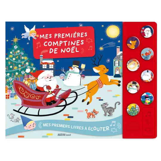 Mes premiers livres à écouter -Mes premières comptines de Noël - AUZOU 9782733864630 9782733864630