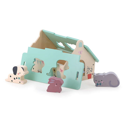 mini boîte à formes en bois - VILAC 7119 3048700071194