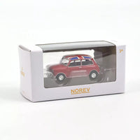 Mini Cooper S 1964 rouge écossais avec drapeau sur le toit - NOREV 310521 3551093105211