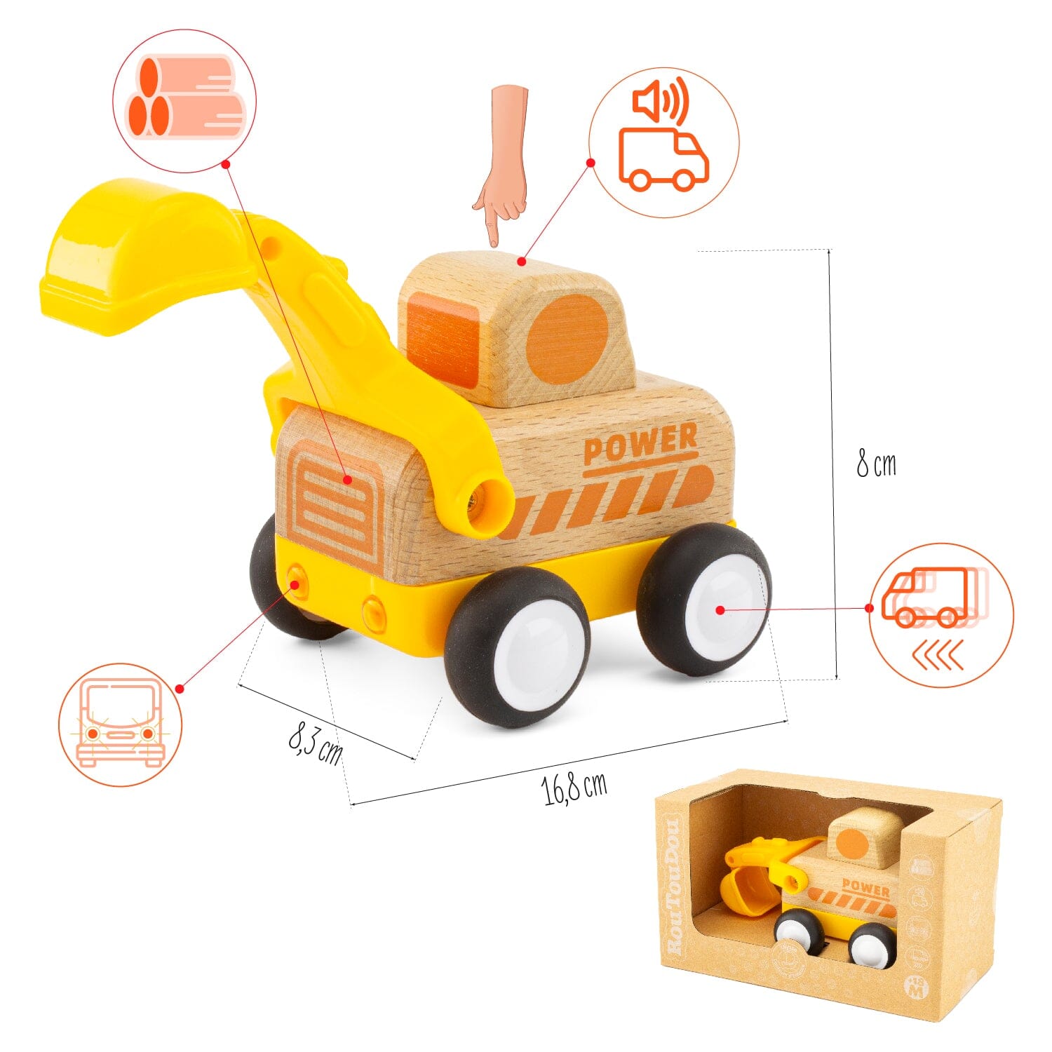 MINI PELLETEUSE ROUTOUDOU - ULYSSE 4308 3760111717064