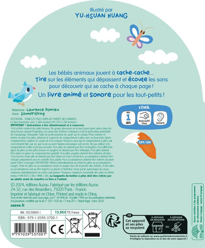 Mon coucou sonore A qui sont ces bébés animaux?- AUZOU 001024082 9791039537001