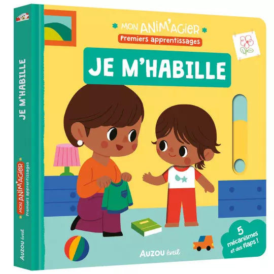 mon livre anim'agier premiers apprentissages je m'habille- AUZOU 9782733888797 9782733888797