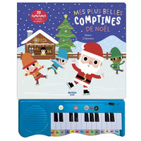 Mon livre piano-Mes plus belles comptines de noël - AUZOU 9791039500913 9791039500913