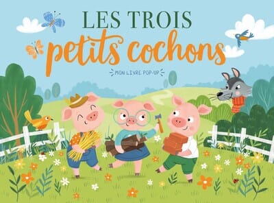 MON LIVRE POP-UP LES TROIS PETITS COCHONS - AUZOU 