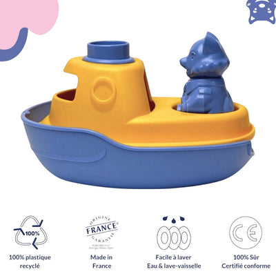 Mon premier Bateau modulable Bleu - LE JOUET SIMPLE P134.11