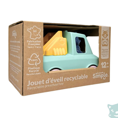 Mon premier Camion Pompier Turquoise - LE JOUET SIMPLE P141.13