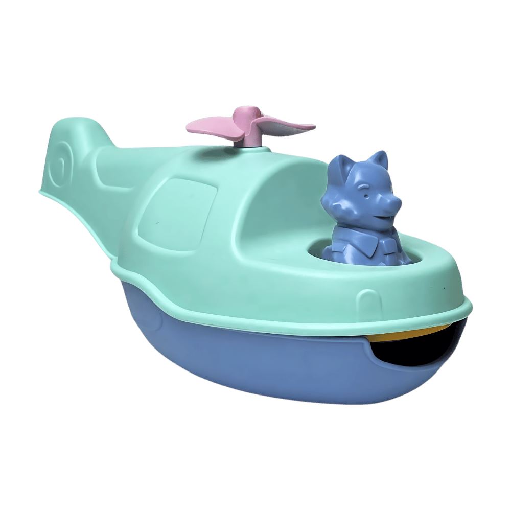 Mon premier Helicoptère modulable Turquoise - LE JOUET SIMPLE P131.33 