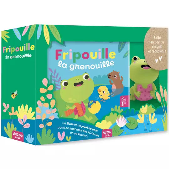 Mon premier livre de bain- Fripouille la grenouille- AUZOU 9791039523073