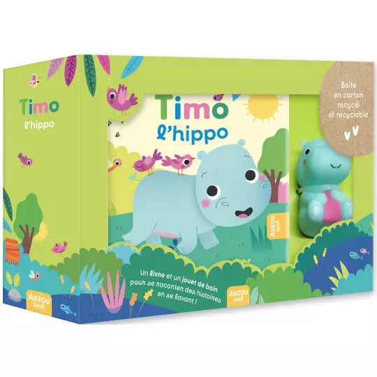 mon premier livre de bain- Timo l'hippo - AUZOU 9791039512411 9791039512411
