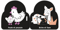 Mon premier livre de poussette en noir et blanc bébés animaux- AUZOU EV240025-1 9791039559676