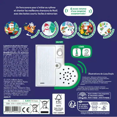 mon premier sonore mes chansons de Noel - AUZOU 9791039544238 9791039544238