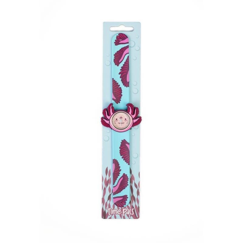 Montre Time Pals Slap Watch Axolotl mava design 