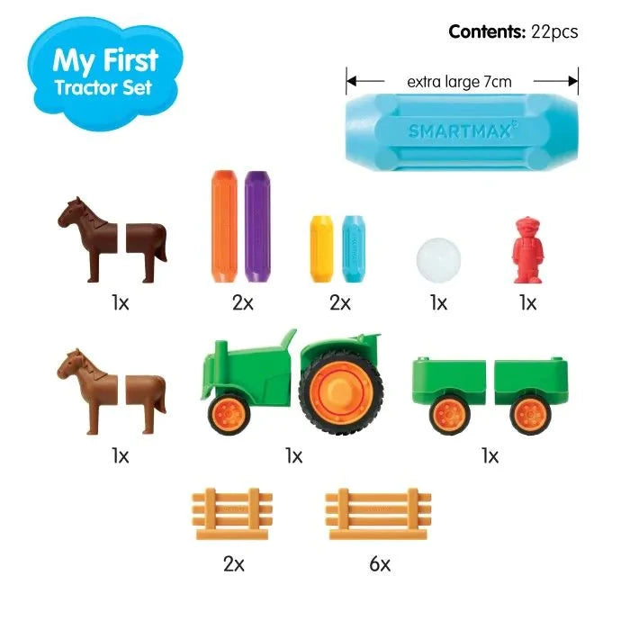 My First Tractor Set - smartmax SMX 222 5414301250227