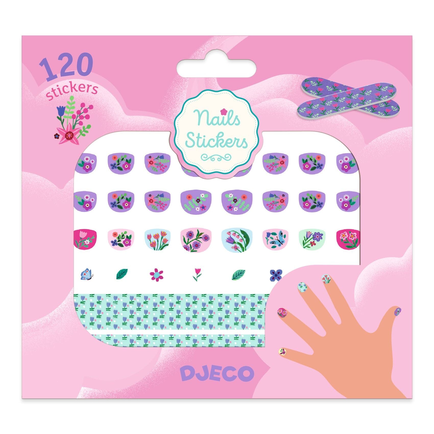 nail stickers petite fleur - DJECO DJ09241 3070900092419
