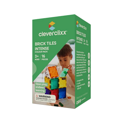 pack intense 16 Pièces tuile magnetique briques - cleverclixx CC-3023 6151009058012