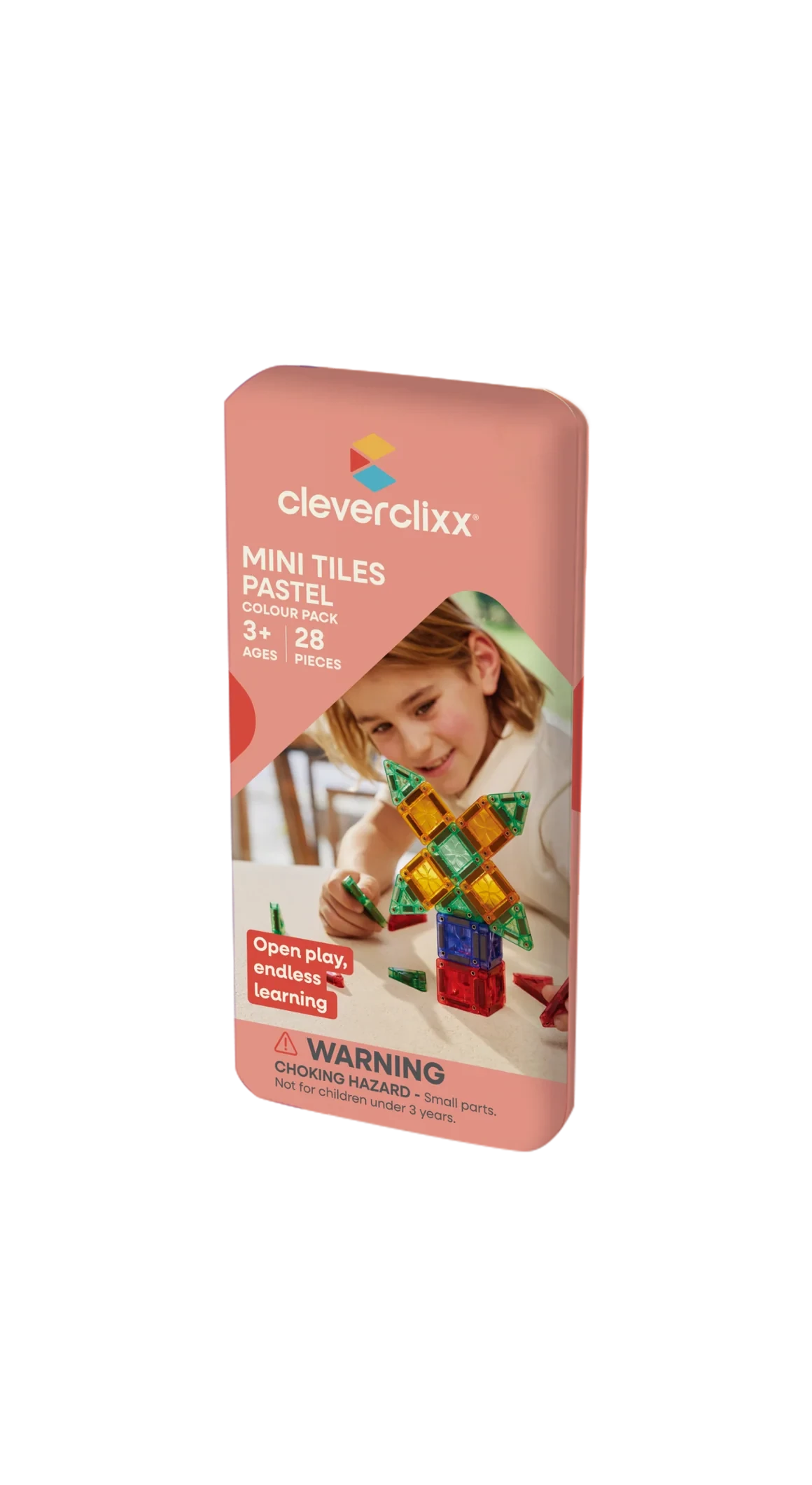 pack pastel 28 Pièces mini tuiles magnetique - cleverclixx