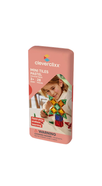 pack pastel 28 Pièces mini tuiles magnetique - cleverclixx