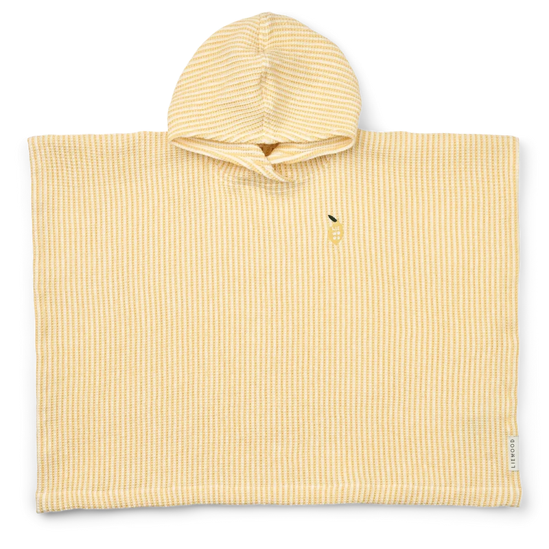Paco Poncho stripes lemon yellow / crème de la crème- LIEWOOD LW20403 2665 1-2 5715493531669