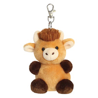 Palm Pals Hubert Highland Cow Clip-On Porte-clés - AURORA
