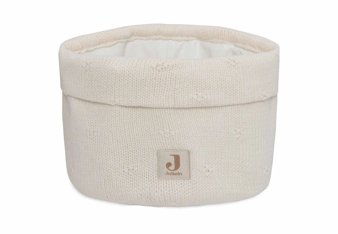 Panier de rangement Cosy Knit ivory - JOLLEIN 580-001-68030 8717329386884